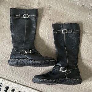 Born Black Leather Boots